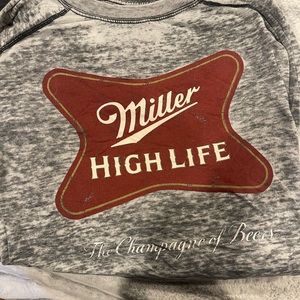 Crew neck Miller High Life sweatshirt
